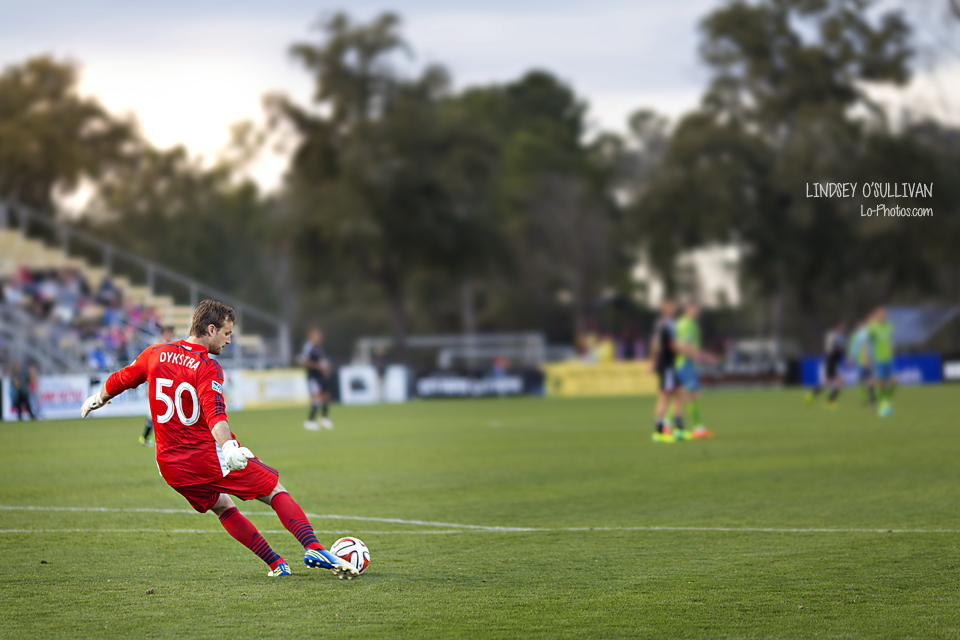 DC United and Seattle Sounders players competing on the pitch.