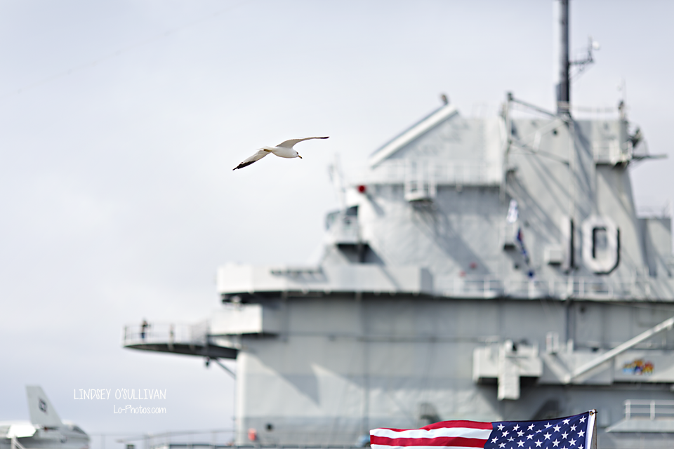 USS Yorktown's hull and deck details at Patriots Point