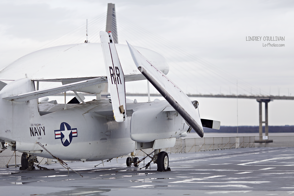 Golden light over the USS Yorktown at Patriots Point, Charleston