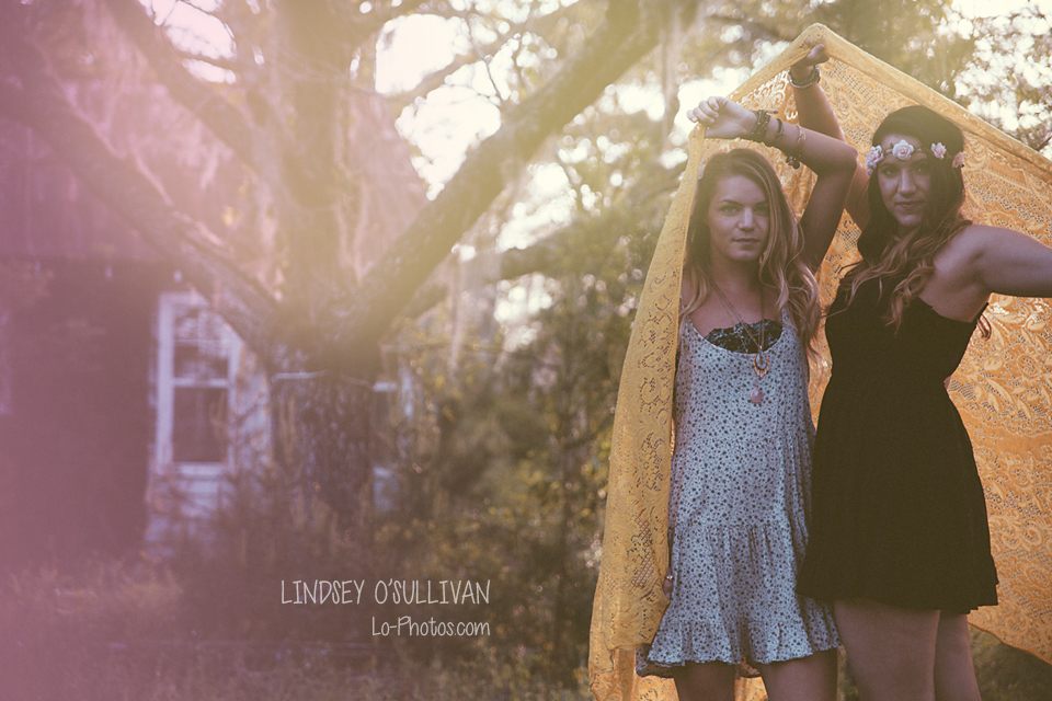 Editorial styled portrait blending film emulation and hand editing