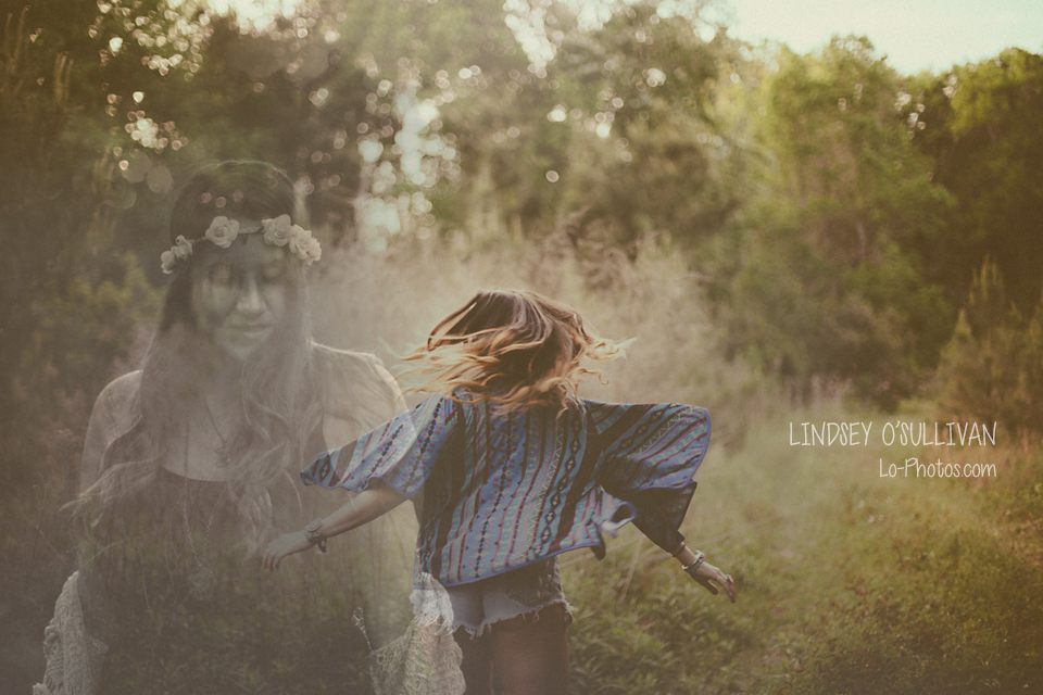 Editorial styled portrait blending film emulation and hand editing