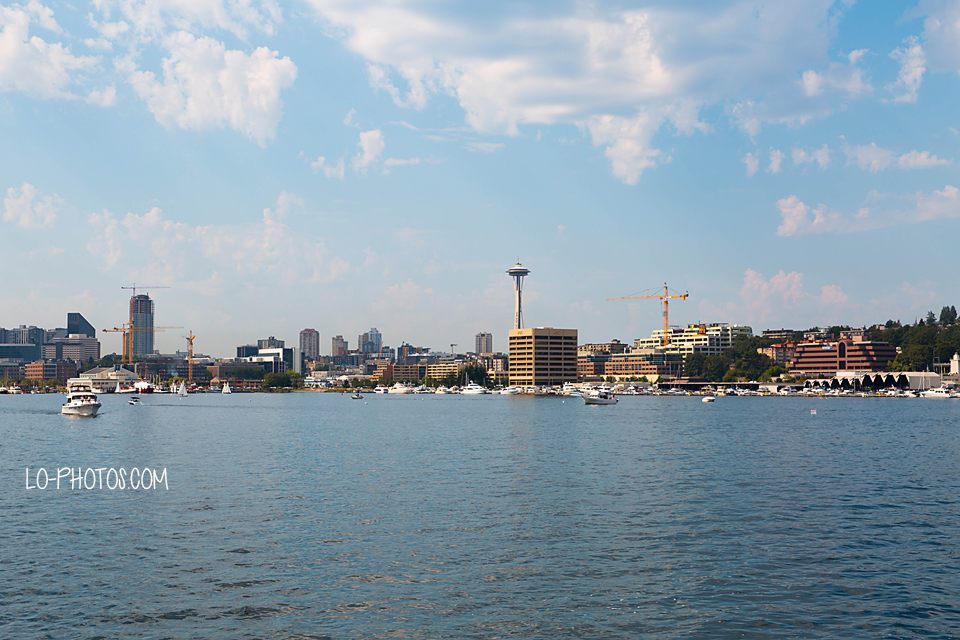 Seattle cityscape captured during a summer visit