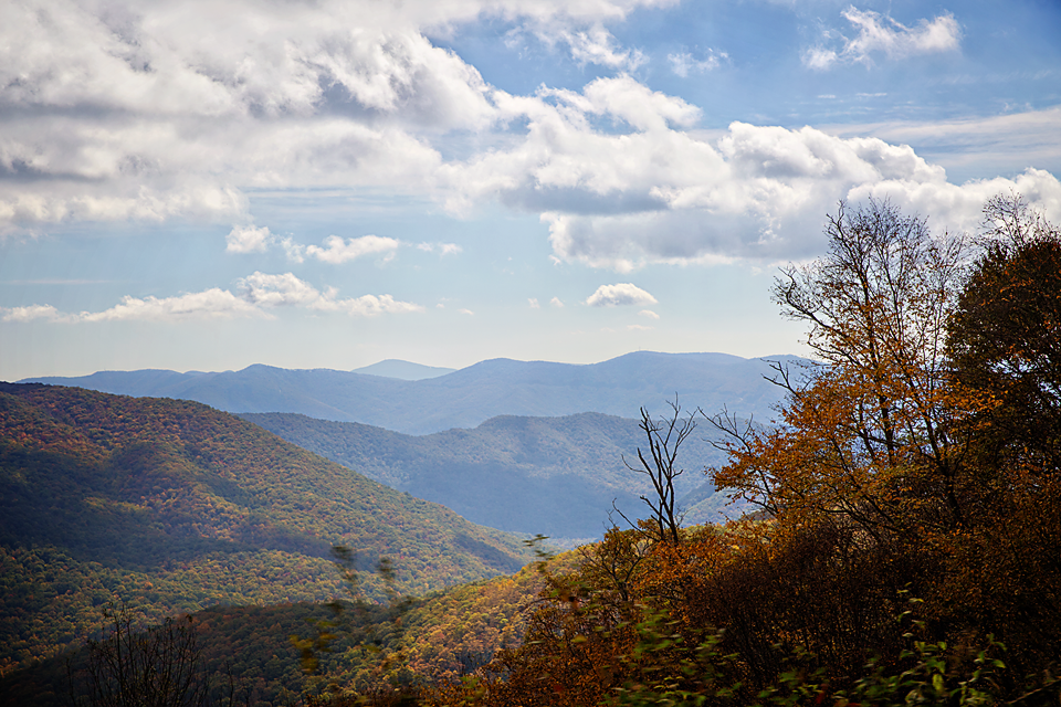 Candid travel photo of friends exploring Asheville, NC