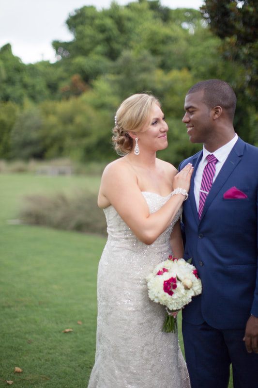 Detail photo from Sara and Dwayne's Charleston, SC wedding celebration.