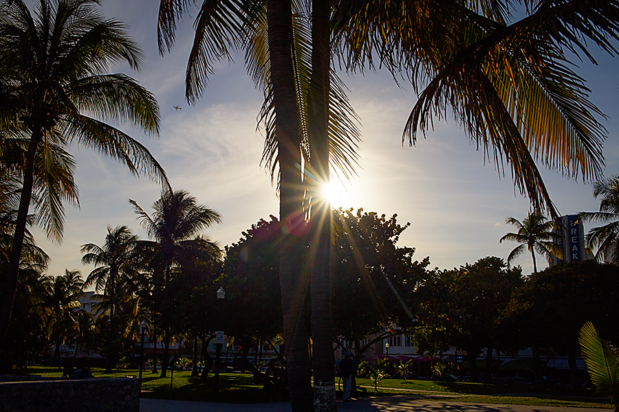 Colorful South Beach scene captured on a Miami trip