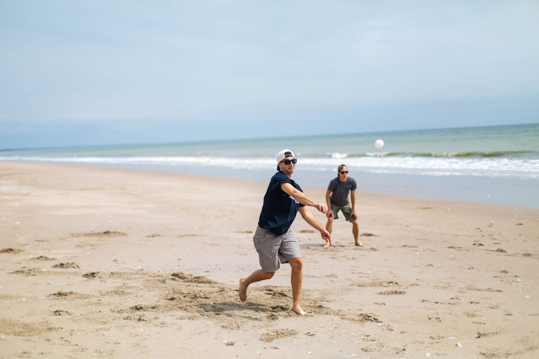 Photo of a tent set up on the beach in Edisto Island, South Carolina