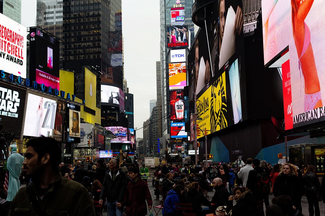 SOHO storefronts and streets in New York City