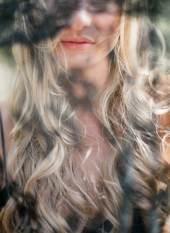 Bride in a Shop Gossamer gown at Middleton Place, Charleston.