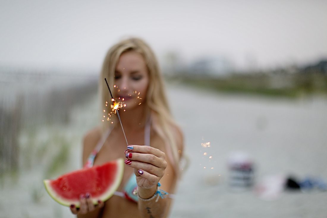 Pineapple and summer fruit styled for a warm-weather lifestyle photo set
