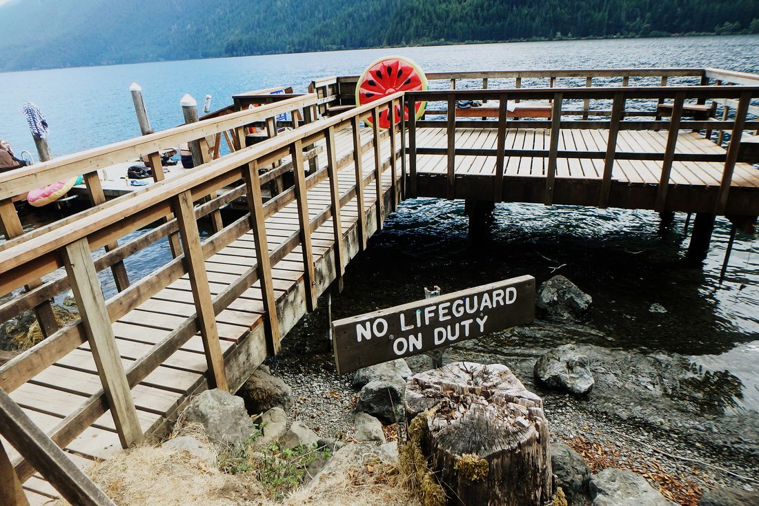 Lake Crescent scenery in the Olympic Mountains, Washington