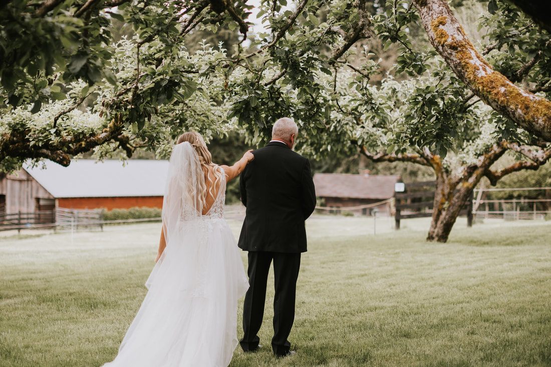 Guests dancing at the reception after the ceremony at The Orchard at Sunshine Hill.