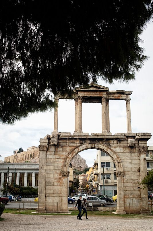 Syntagma Square in central Athens with the Greek Parliament building, a different view