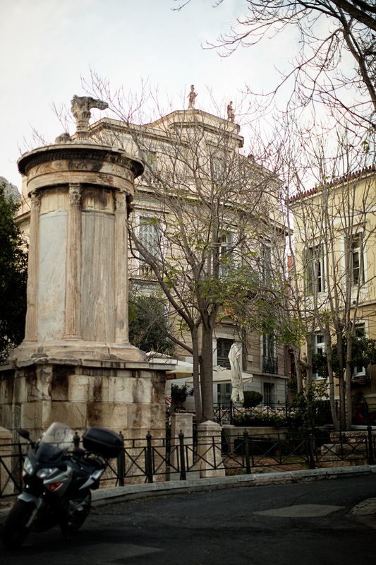 The Propylaea gateway at the entrance to the Acropolis, a different view