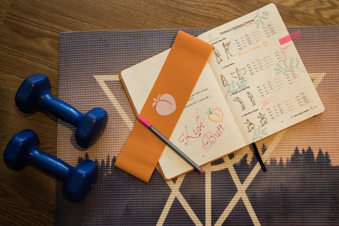 Product photography of the Habit Nest journal cover design