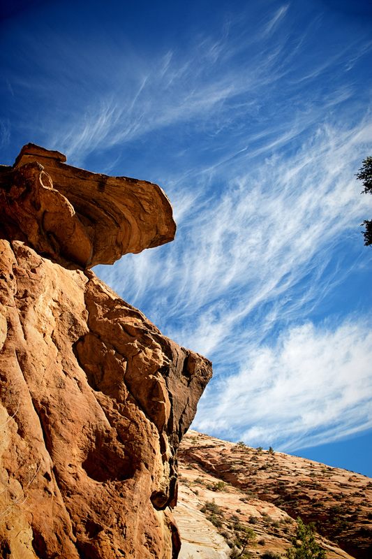 Orange and red hoodoos rising from the canyon floor at Bryce Canyon