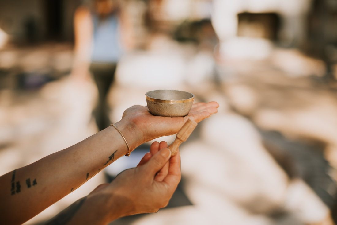 Handcrafted meditation bowl photographed for Fairtribe Artisans' online shop