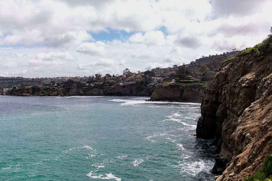 Sea lions resting on the rocks in La Jolla Cove