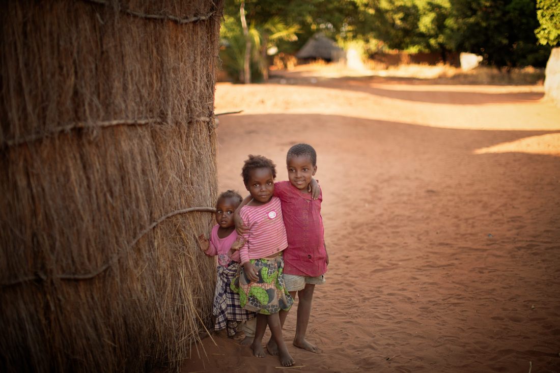 Traditional compound architecture in Chief Mukuni Village, Zambia
