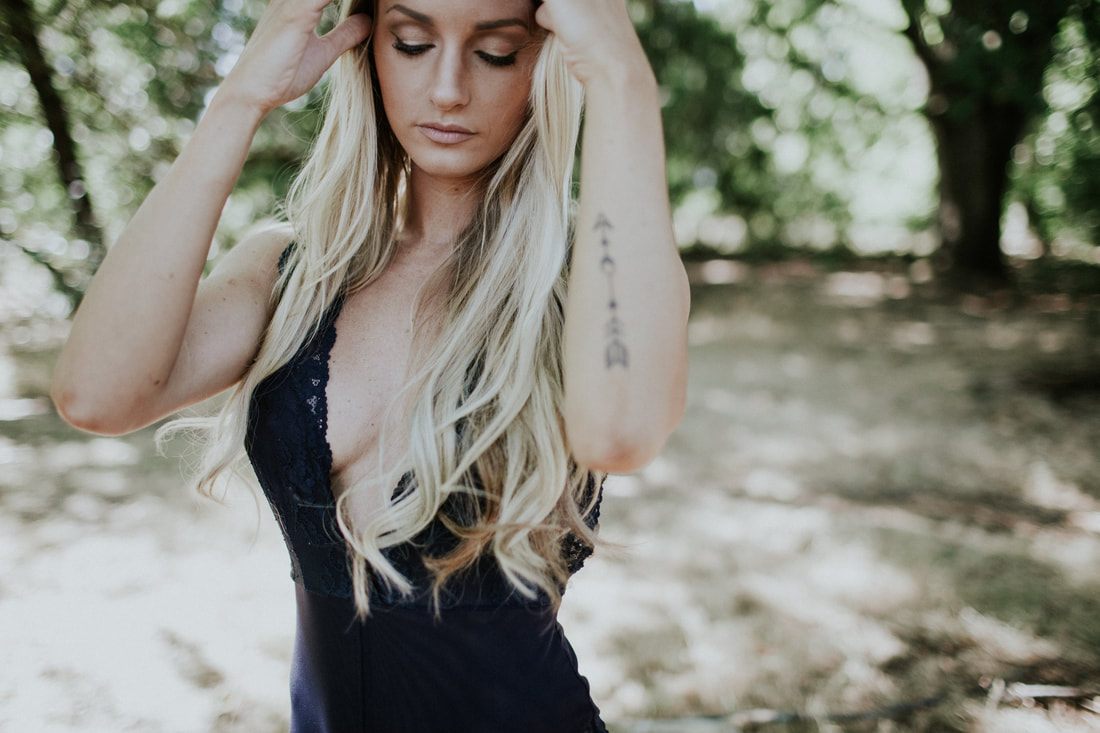 Free-spirited movement captured during the Free People summertime frolic