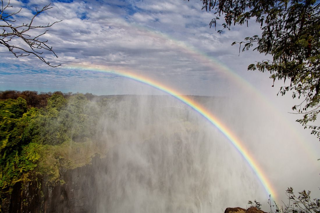 Hiking trail leading out to Victoria Falls