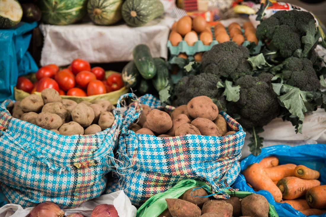Photo of a close-up of local Andean craftsmanship in Cusco, Peru