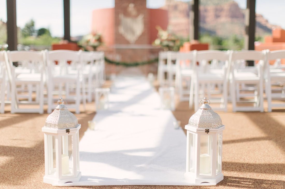 Reception moment from Kristi and Brian's Sedona wedding