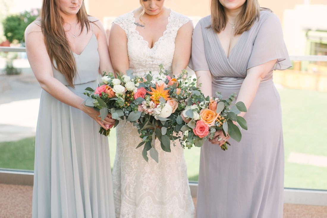 Reception moment from Kristi and Brian's Sedona wedding