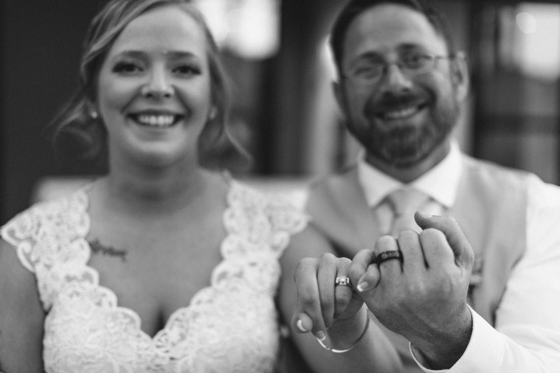 Reception moment from Kristi and Brian's Sedona wedding