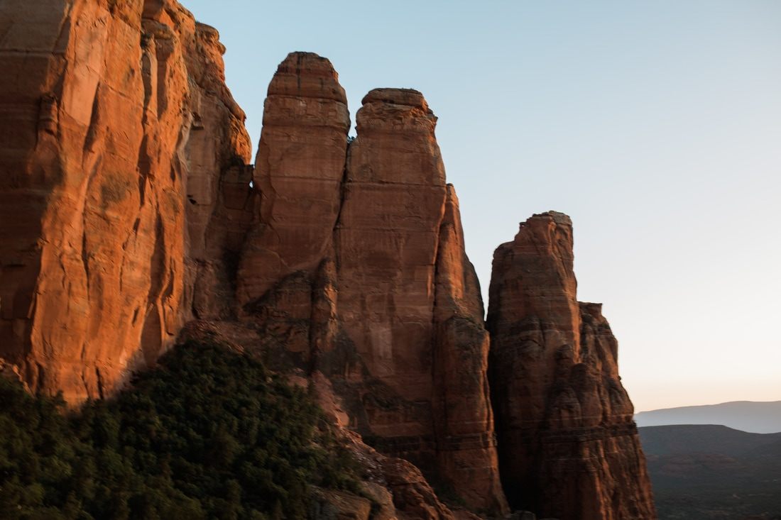 Reception moment from Kristi and Brian's Sedona wedding