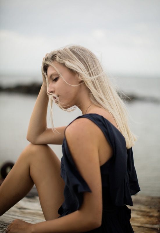 Audrey Smoak captured mid-stride on the sand at Sullivan's Island, another frame from the session