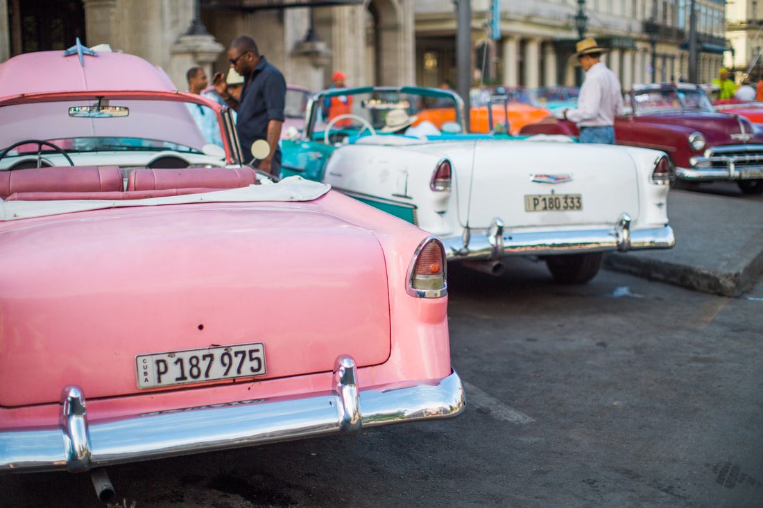 Golden Caribbean light over Havana's colonial architecture
