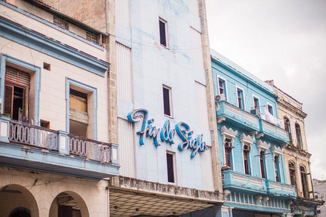 Street scene in Havana, Cuba capturing the city's warm, colorful culture