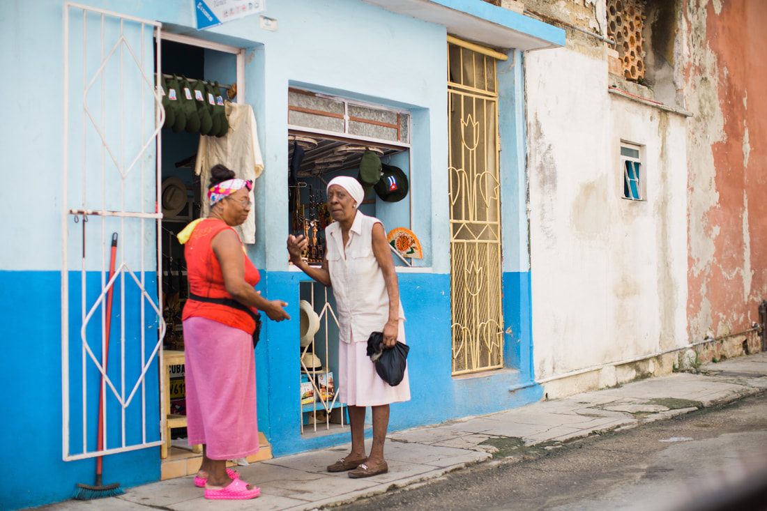 Street scene in Havana, Cuba capturing the city's warm, colorful culture