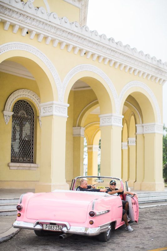 Street scene in Havana, Cuba capturing the city's warm, colorful culture