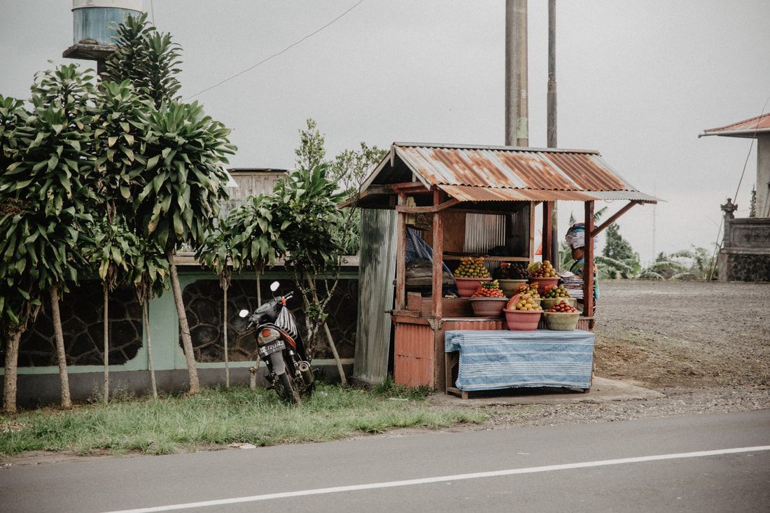 Local market scene in Denpasar, Bali, another frame from the trip