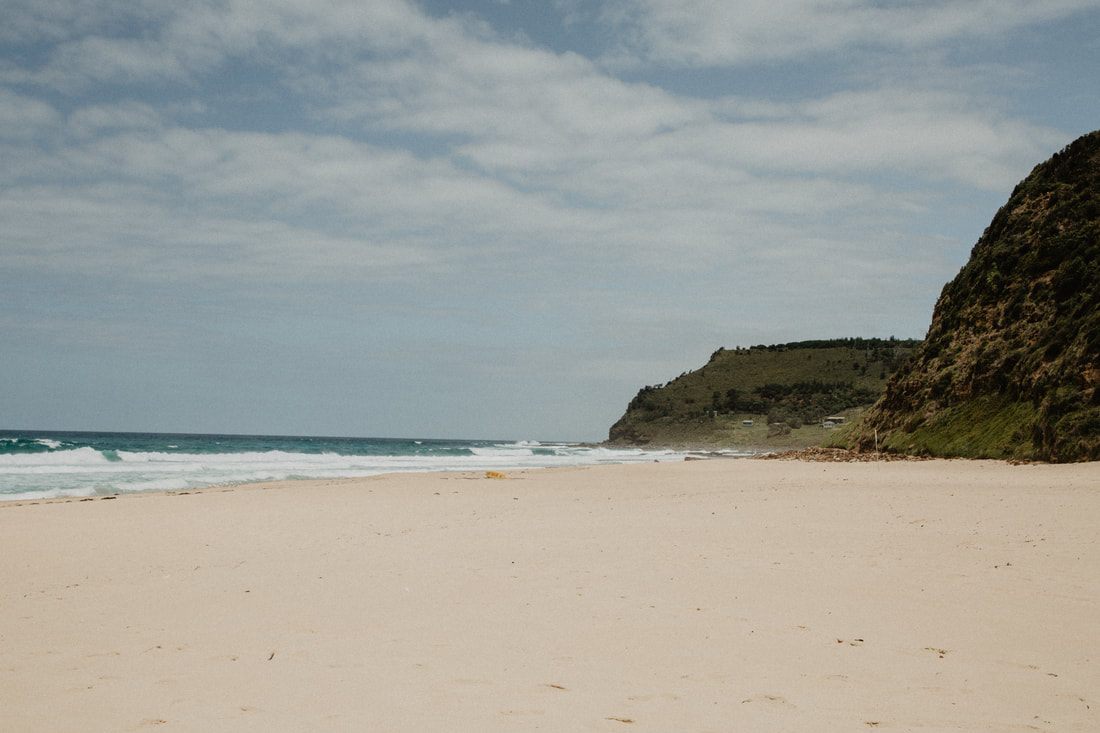 Coastal trail winding along the cliffs of Royal National Park