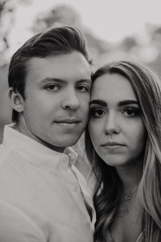 Chase and Mitch share a quiet moment during their Charleston engagement photos.