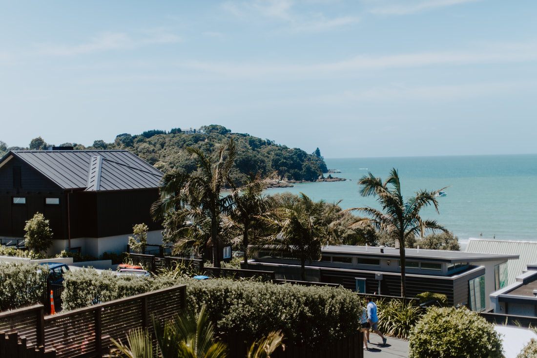 Rolling hills and vineyards on Waiheke Island