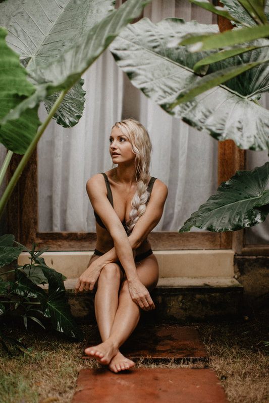 Strange Bikinis swimwear campaign shot photographed in Sanur, Bali.