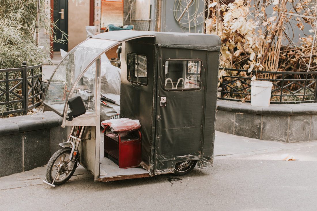 Hutong neighborhood streets in Beijing