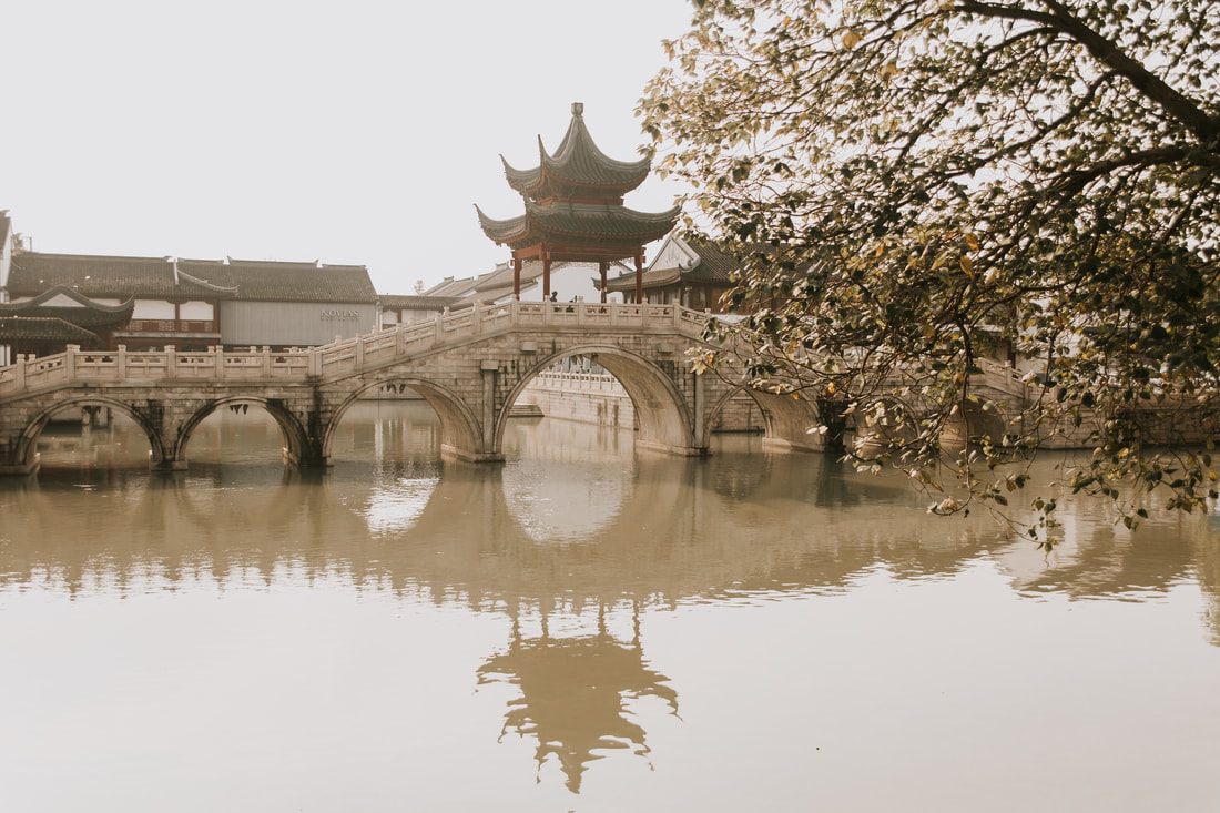 A canal boat ride through the historic city of Suzhou, China
