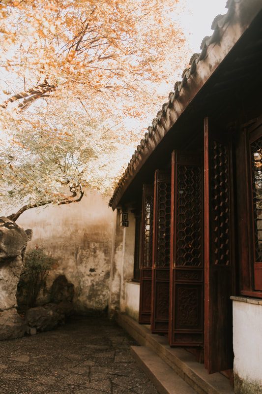 Stone bridge over one of Suzhou's historic canals