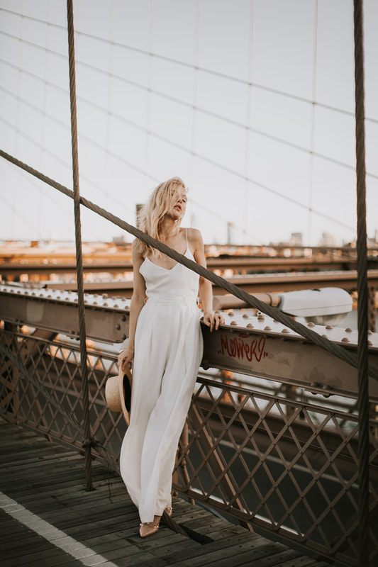 Valentina posed on a quiet residential street in Brooklyn, New York