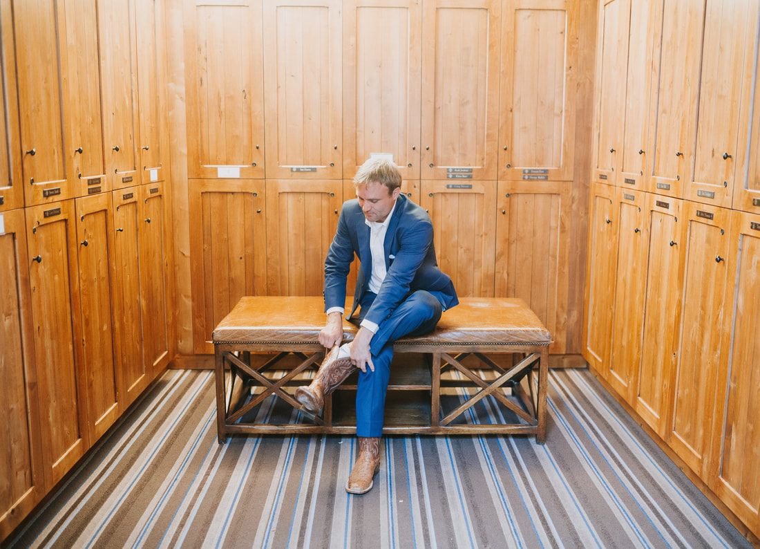Candid ceremony moment during a Jackson Hole Valley wedding