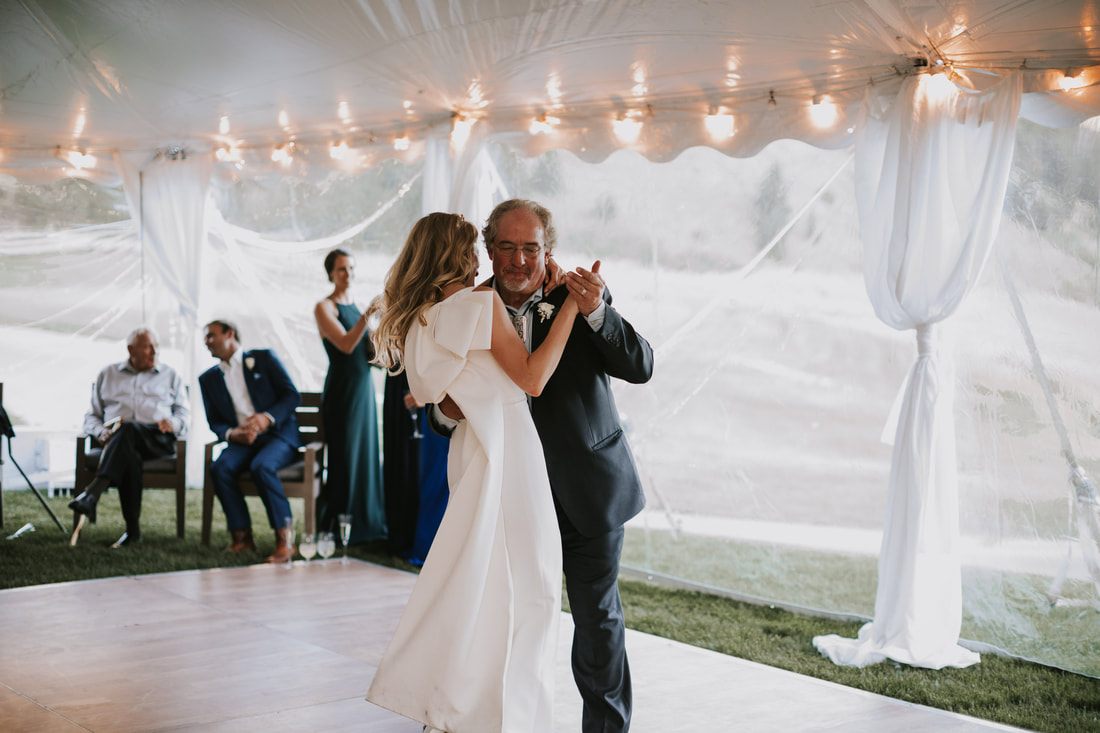 Toast and celebration moment among wedding guests