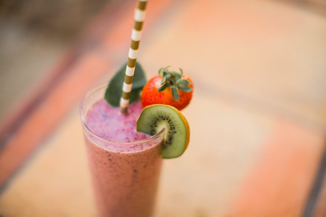 Styled product shot of a Blender Bombs nutrient-dense smoothie bomb on a clean background
