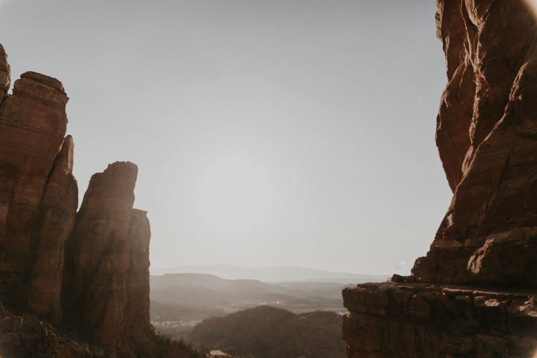 Desert hiking trail winding through Sedona's red rock landscape.