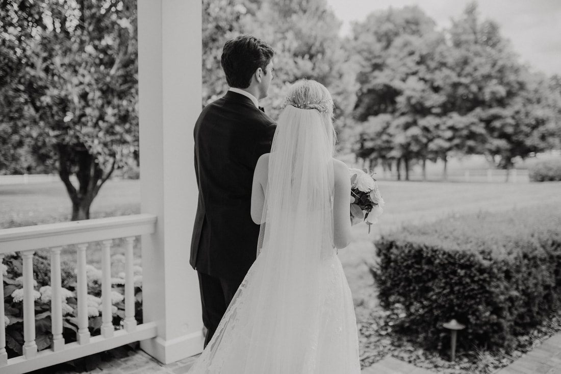 Bride getting ready before her Nashville wedding ceremony