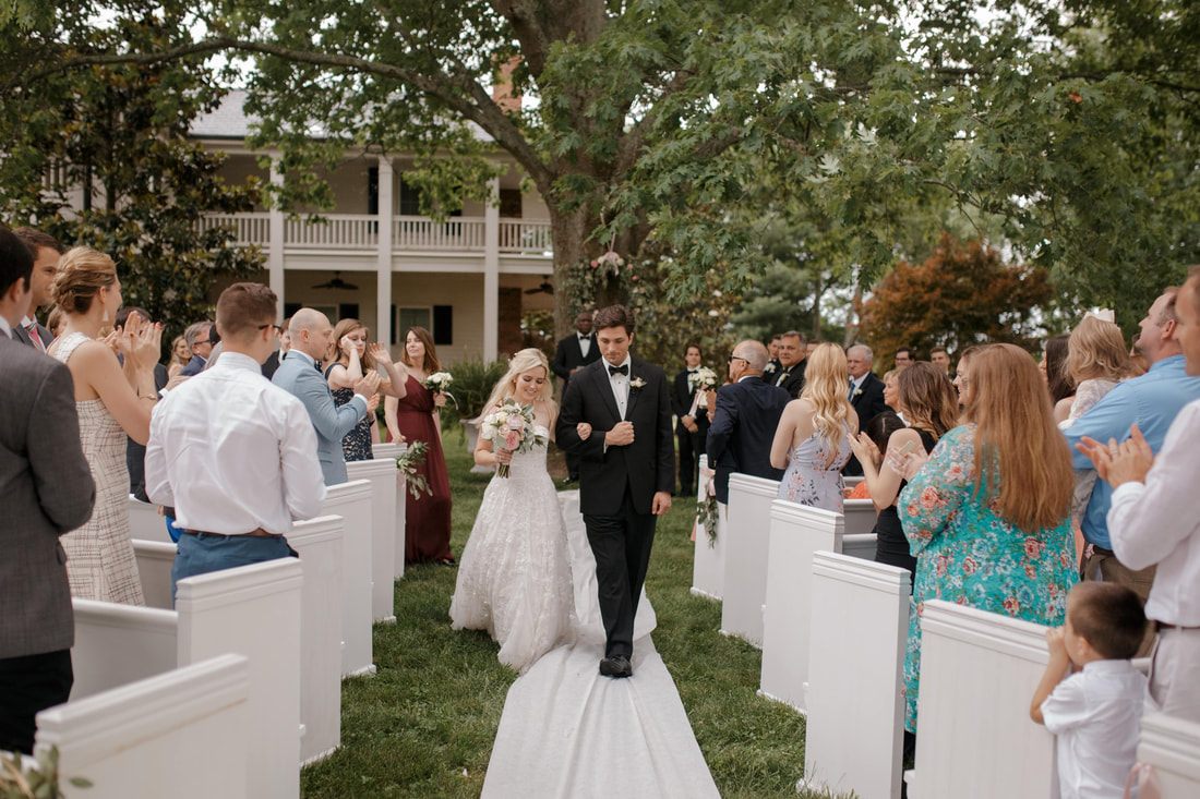 Wedding party dancing during the Nashville reception