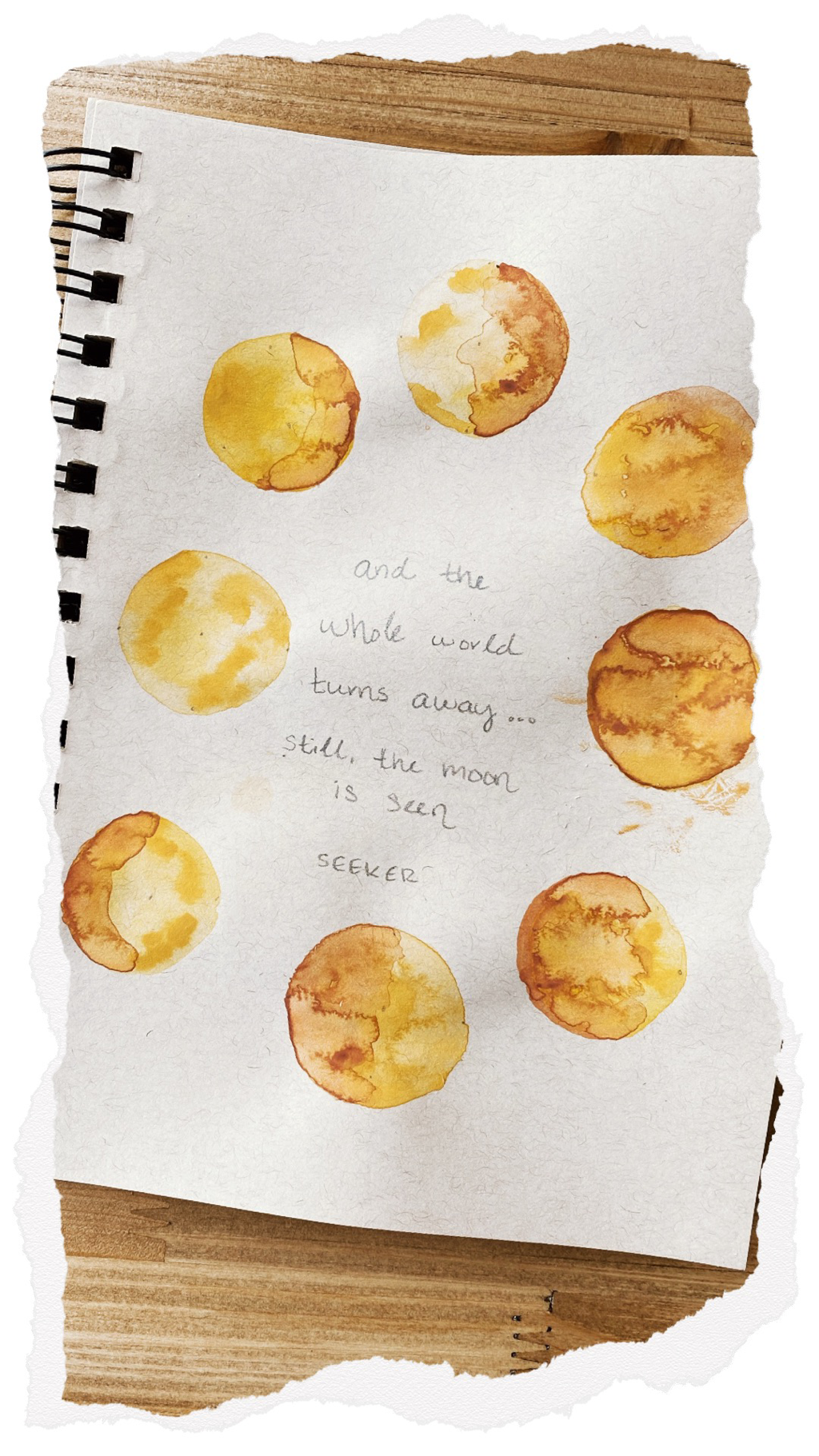 Colorful watercolor study created during a thirty-minute daily practice
